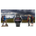 Smartwatch Giewont GW450-5, mat rrahjet e zemrës, Bluetooth, argjendt me rrip të zi
