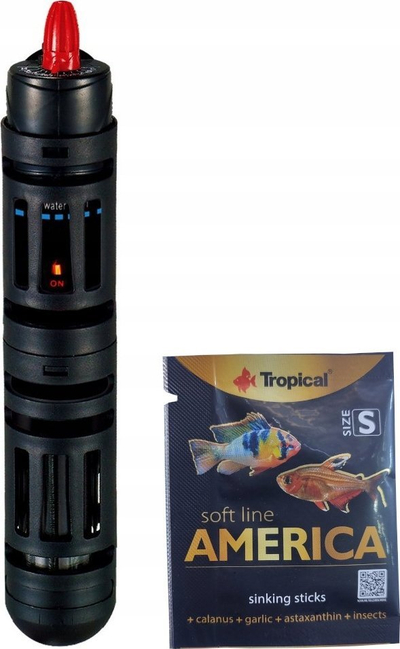 Ngrohës akuariumi AquaT Mini, 25W, për 10 25L, i zi
