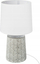 Lampë tavoline Atmosphera Ceramic Gray, qeramike, për zbukurim, gri