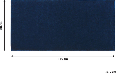 Tapet Beliani GESI II, 80x150 cm, viskozë, blu navy