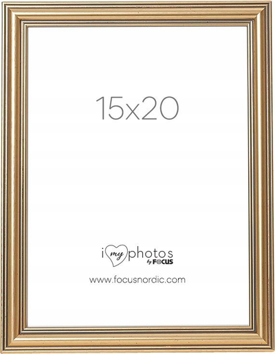 Kornizë fotosh Frame Tango Classic, 15x20 cm, plastike, ngjyrë ari