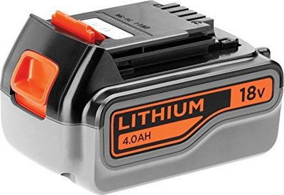 Bateri rrëshqitëse Black&amp;Decker BL4018-XJ, 18V Li-Ion, 4.0Ah, portokalli