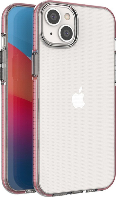 Mbështjellës telefoni Hurtel Spring Case, për iPhone 14 Plus, silikoni, rozë e hapur