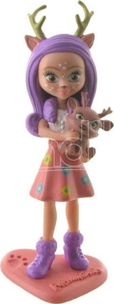Figurinë Enchantimals Danessa Deer, 10 cm, shumëngjyrëshe