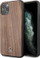 Këse telefoni Mercedes Benz Wood Line Walnut për iPhone 11 Pro Max, kafe