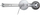 Lampë tavoline Maul MAULrock, 54cm, E27, argjend
