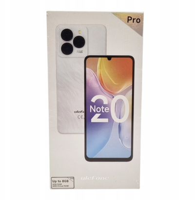 Телефон Ulefone Note 20 Pro, 4GB RAM, 256GB, црн