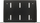 Rafth për kabinet RACK Stalflex E-RSF10-1U-150B, 10", thellësi 150 mm, i zi