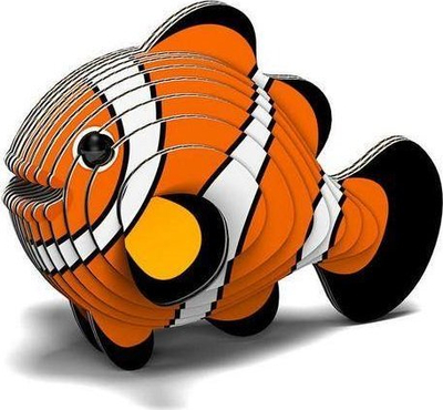 Puzzle 3D Eugy Clownfish, 16 pjesë, edukativ, plot me ngjyra