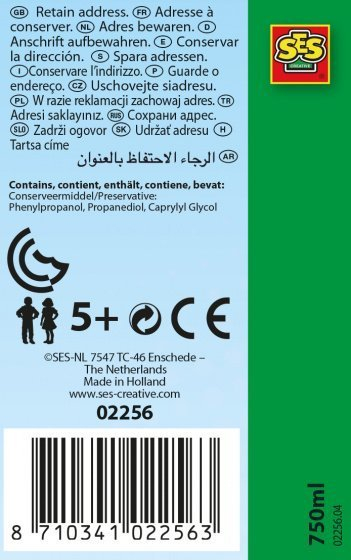 Solucion flluska SES Creative Mega Bubbles, refill, me ngjyra të ndryshme