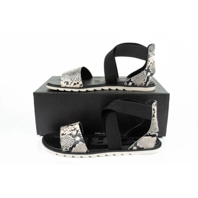 Sandale Sorel Ella II Sandal W NL4043-010, lëkurë, EVA, të zeza