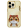 Kapak telefoni Nimmy Big Eyed Pet 2.0 Cat për iPhone 15 Pro Max 6.7", antishok, khaki