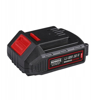 Литиум-јонска батерија Modeco Expert 18V, 2.0Ah, црна