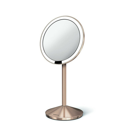 Патничко огледало Simplehuman Rose Gold, златно