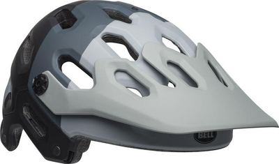 Helmetë për biçikletë Bell Super3, L, e zezë / e hirtë