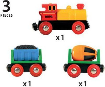 Lodër tren BRIO 7312350333190, me bateri AAA, shumëngjyrësh
