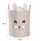 Кошница за организирање играчки Closing Toy Basket Premium XXL, 63L, модел зајаче, беж