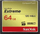 Kartë memorie SanDisk Extreme CompactFlash, 64GB, SDCFXSB-064G-G46