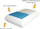 Jastëk ortopedik Qmed Comfort Gel, memory foam, xhel ftohës, i bardhë