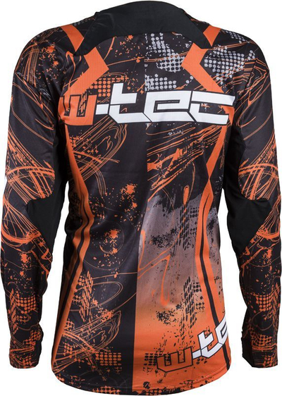 Bluzë motoçiklete W-TEC NF-5105, madhësia XXL, e zezë / portokalli (12166-2-XXL)