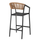 Stol bari alumini 56×58×105 cm (HM5892.01), gri