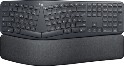 Set tastierë dhe kamerë Logitech Ergo K860 + Brio 100, ergonomike, Full HD 1080p, e zezë