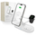 Karikues wireless 3‑në‑1 Tech‑Protect QI15W‑A41, MagSafe, 15W, i bardhë