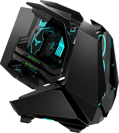 Kasa PC Jonsbo MOD5, Big Tower, xham i temperum, e zezë