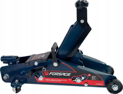 Krik hidraulik Frog 2.5T Lock, mban deri 2.5 ton, me rrota, gri