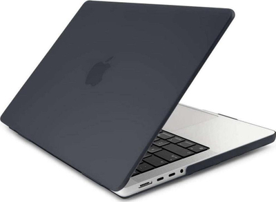 Kapak mbrojtës Alogy Hard Case për MacBook Pro 16 2021 A2485, polikarbonat, matte, i zi