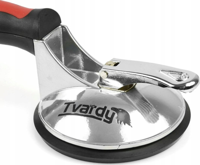 Dorezë vakum për xham Tvardy ALU, 2x125mm, 120kg, argjendtë e zezë