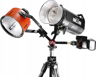 Kit montimi fotografik Manfrotto Dado MSY0580A, 6 shufra, metalik, i kuq