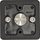 Pllakë quick release Velbon QB-3AS, vidë 1/4", kompatibile Arca Swiss, e zezë