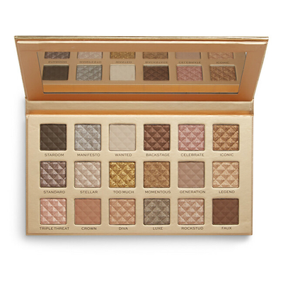 Paletë e hijeve për sy Revolution PRO Rockstar Gold Edition, 18 x 1 g