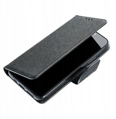 Футрола книга Fancy за Samsung S25 Plus, тенка, црна