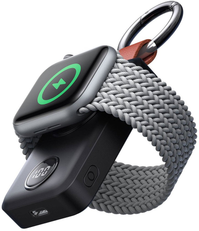 Karikues portativ Joyroom për Apple Watch, 2000mAh, pa kabllo, i bardhë