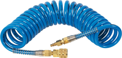 Zorrë spirale pneumatike NEO (12-074), 8 mm x 5 m, e kaltër
