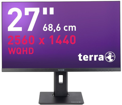 Monitor Technologia Dotyku TERRA 3030268, 27", IPS, WQHD, i zi