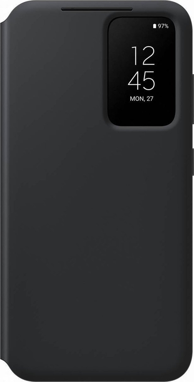 Këse Samsung Smart View Wallet për Galaxy S23, me kapak që paloset, origjinale, e zezë