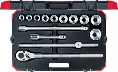 Set çelësa goditës me dasta, 0.75", 22-50 mm, 14 copë