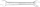Çelës i hapur dyanshëm Topex 35D619, 24 x 27mm, metalik