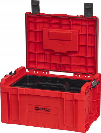 Kuti veglash Qbrick System PRO Toolbox 2.0, modulare, rezistente ndaj ujit, e kuqe