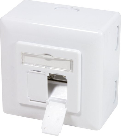 Prizë rrjeti LogiLink NP0126, RJ-45 CAT6A, 10Gbps, e bardhë