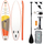 Dërrasë SUP FunWater SUPFW69B, 335 x 84 x 15 cm, e portokalltë e bardhë