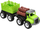 Kamion lodër Mega Creative Truck With Trailer, me rimorkio, plastik, i gjelbër