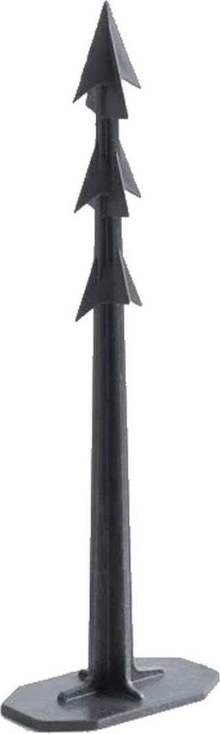 Kunja kopshti Prosperplast PINS, 20cm, set 50 copë, i zi