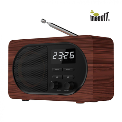 Radio altoparlant Bluetooth meaniIT B4, e kaftë/ zezë