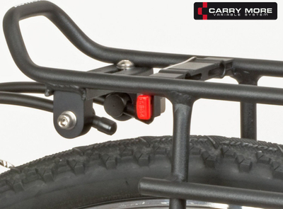 Bagazhjer biçiklete Author ACR-65 Carry More, mban deri 25 kg, për goma 24"-29", i zi