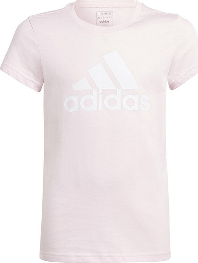 Bluzë për vajza adidas Big Logo Tee Jr IC6123, pambuk, rozë