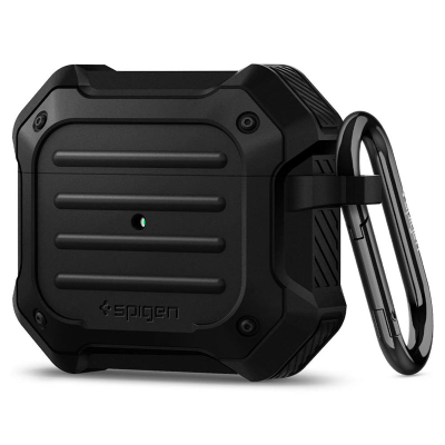 Kapak për AirPods 3 Spigen Tough Armor, i zi
